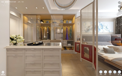 美式經典四居住宅裝修實景賞析 綠城熙園190平空間設計解析